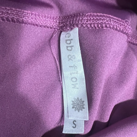 Activewear Leggings Ebb & Flow Purple pink workout pants small - Picture 4 of 5
